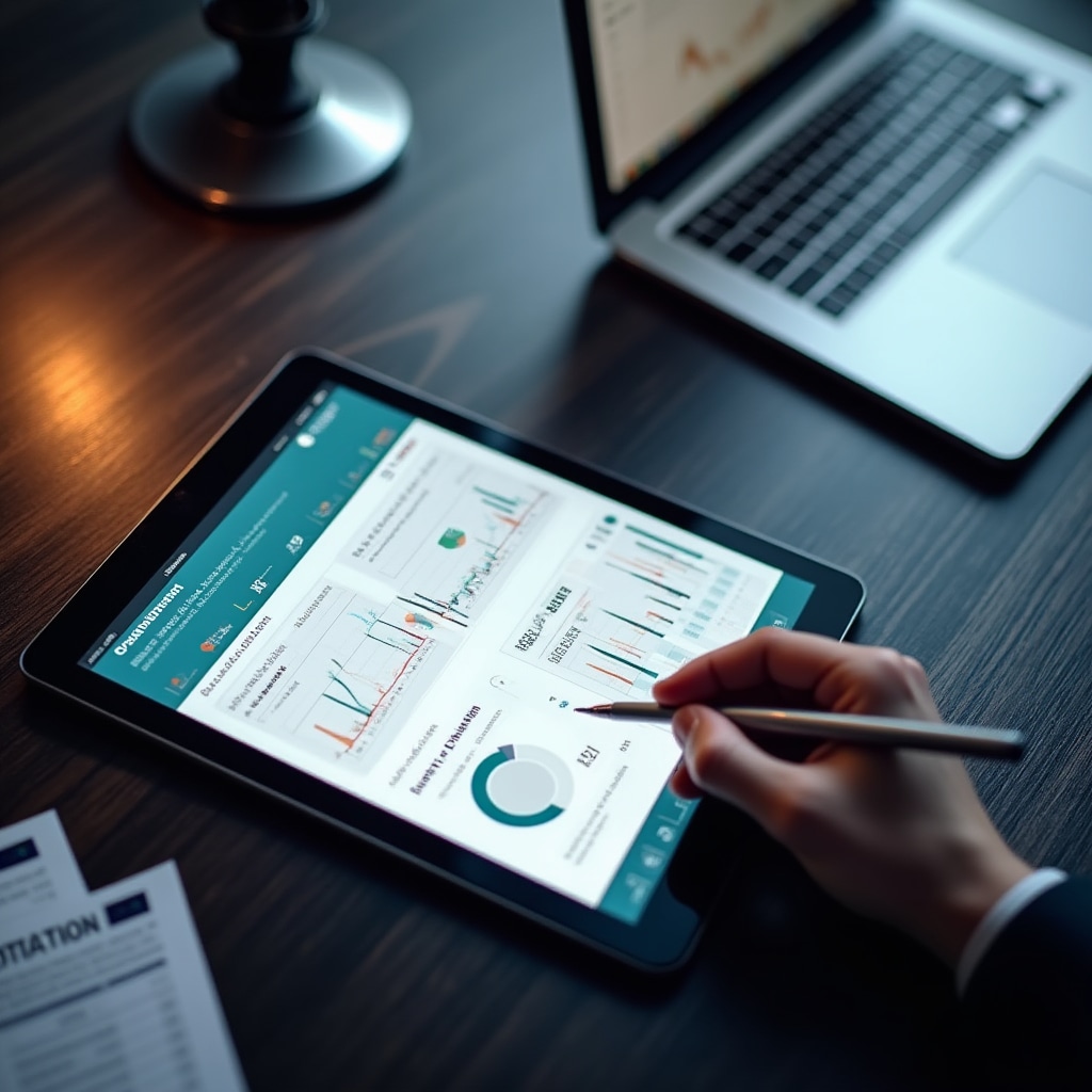 Interfaz de plataforma digital mostrando operaciones de crowdlending